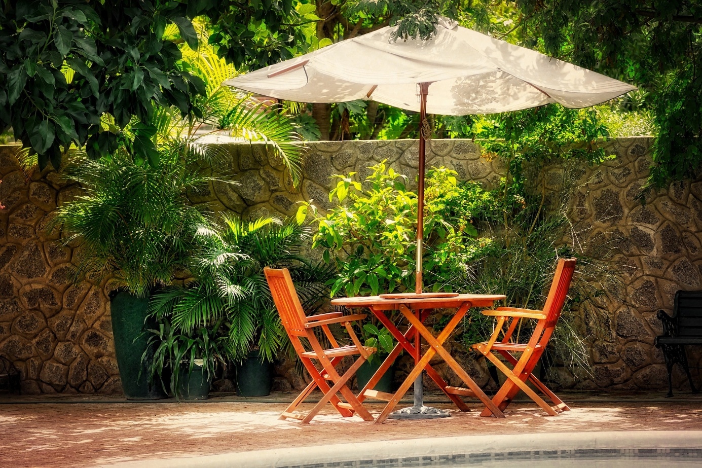 Parasol Glatz Aura : Améliorez l'ambiance extérieure avec un look élégant